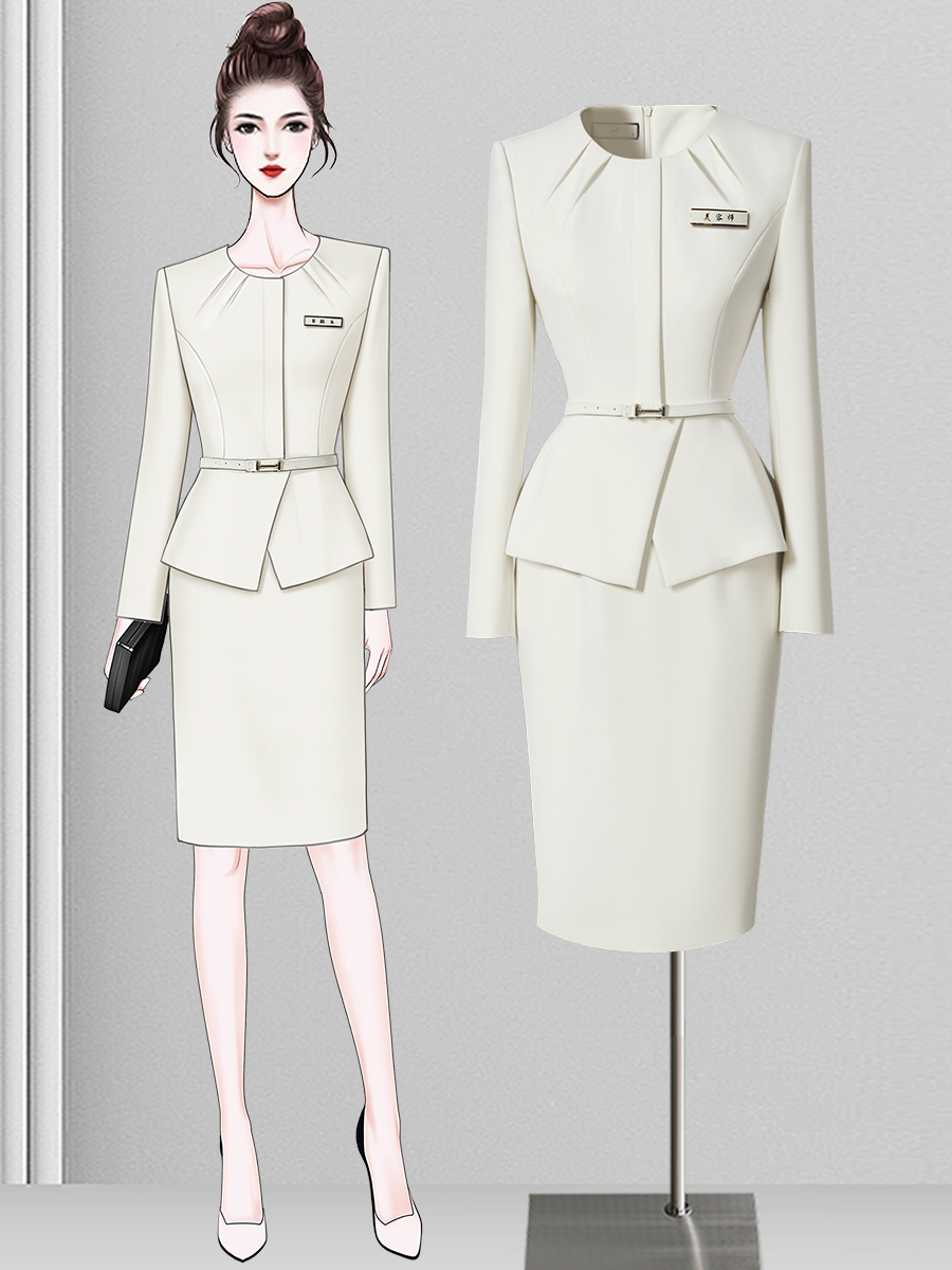 Wrap Dress Work - Professional Career Women's Dress High Waist