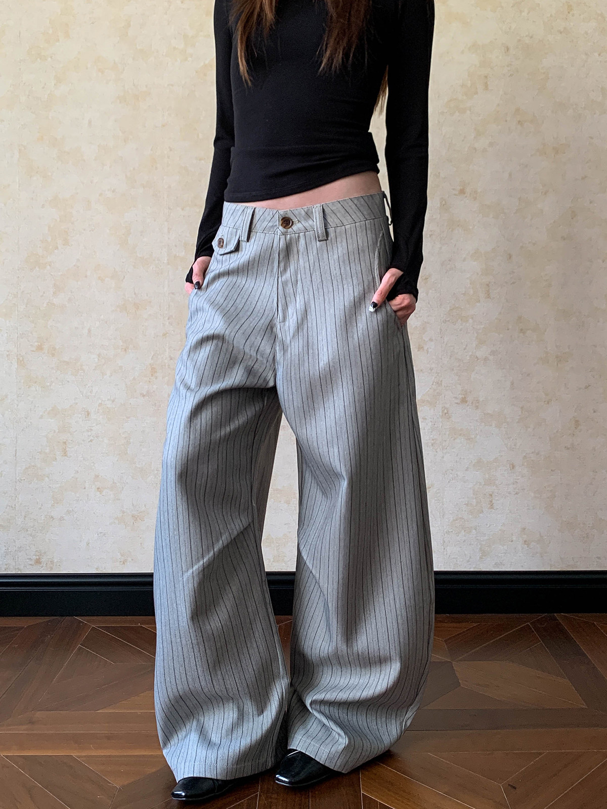 Tailored Trouser Wide - American Street Style Men's And Women's