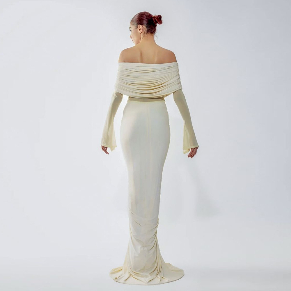 Beige Women Prom Dress Sexy Of - Women'S Formal Wear Wedding Guest review and price