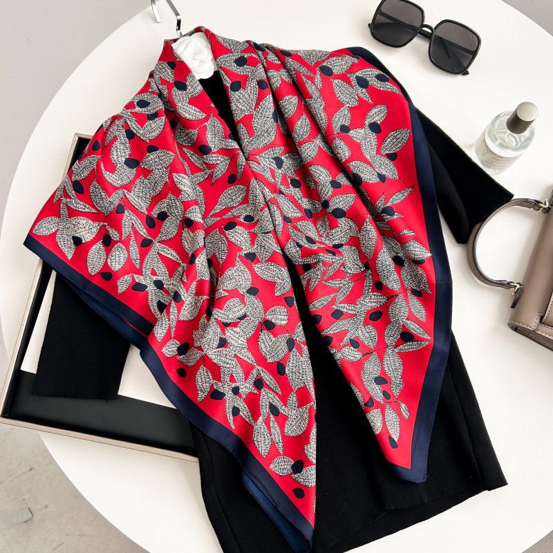 90cm Square Scarf High Quality - Scarf Silk Neck review and price