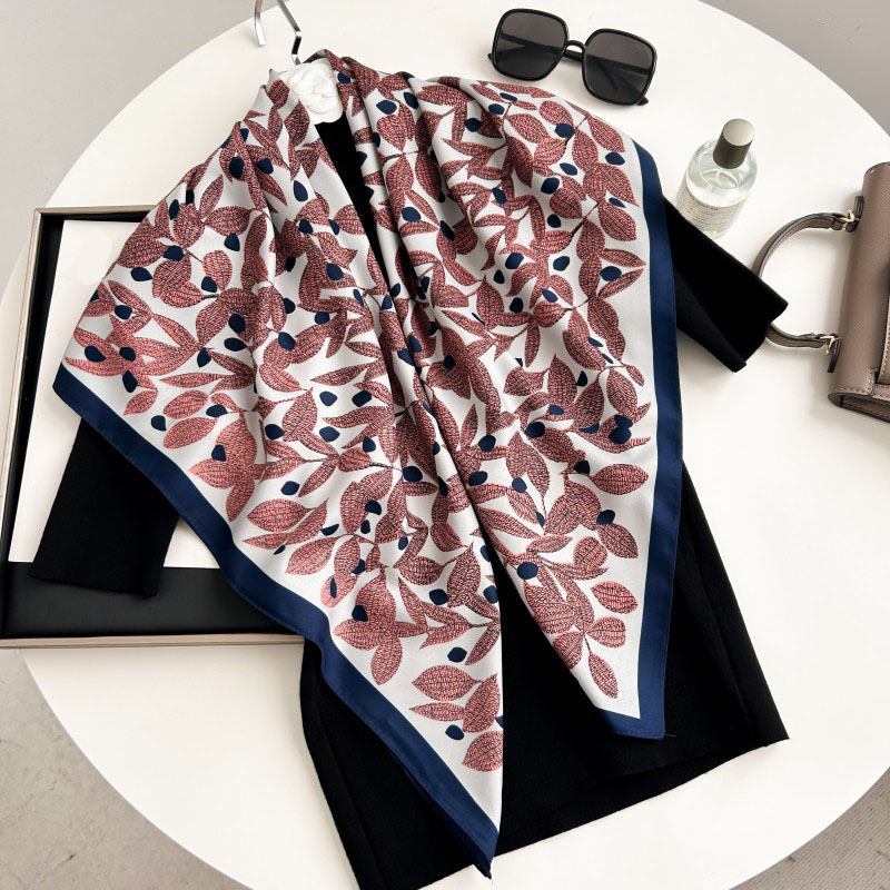 90cm Square Scarf High Quality - Scarf Silk Neck review and price