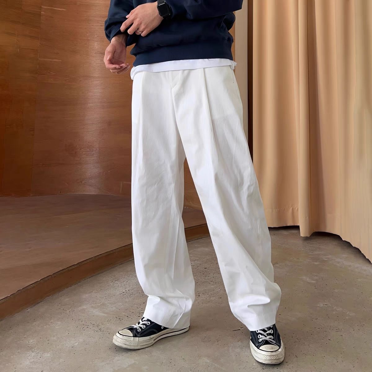 GELITAYIN Male Trousers Tailor - Tailored Trouser Wide review and price