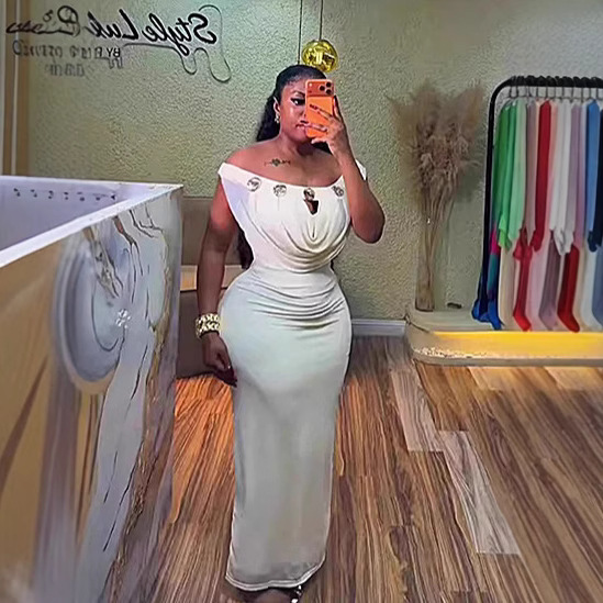 Long Dress Women Off Shoulder  - Wrap Dress Work review and price
