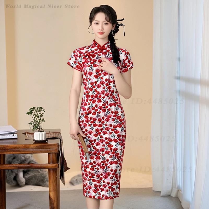 New Summer Red Short Modified  - Young Women'S Formal Wear review and price