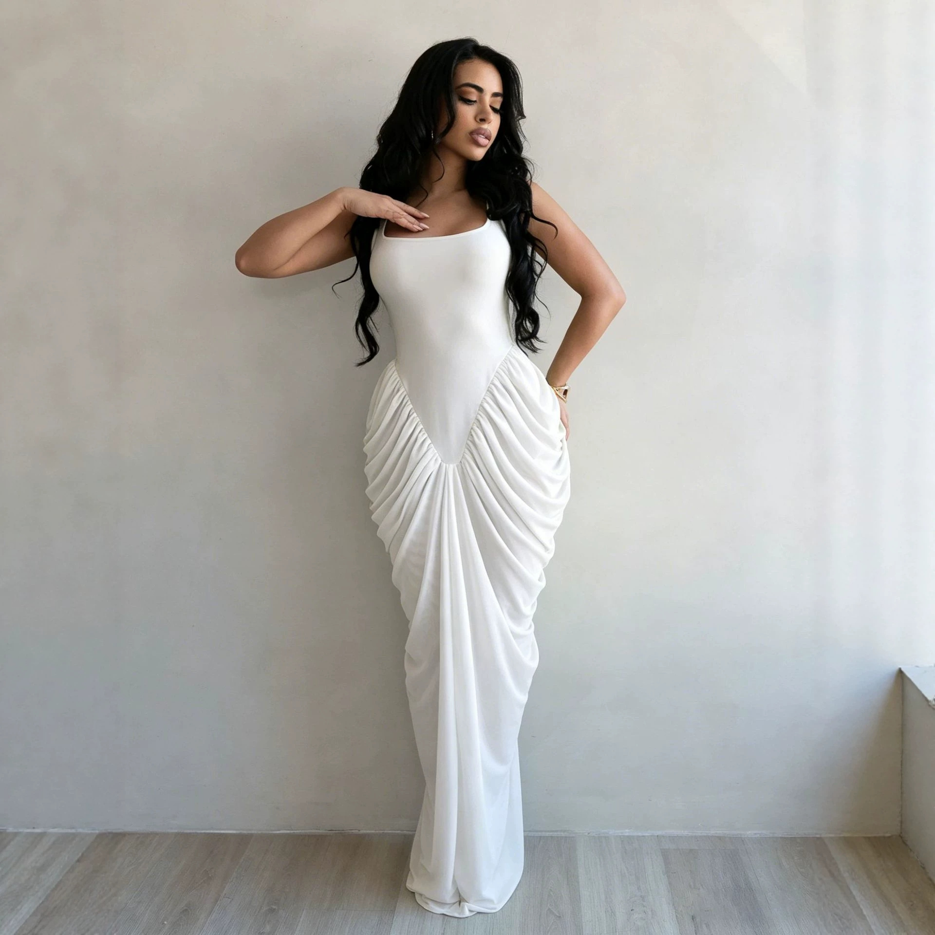 Long Dress Women Gown Dresses  - Wrap Dress Work review and price