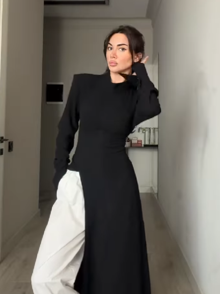 Women's Elegant High Neck Long - Women Formal Wear Outfits review and price