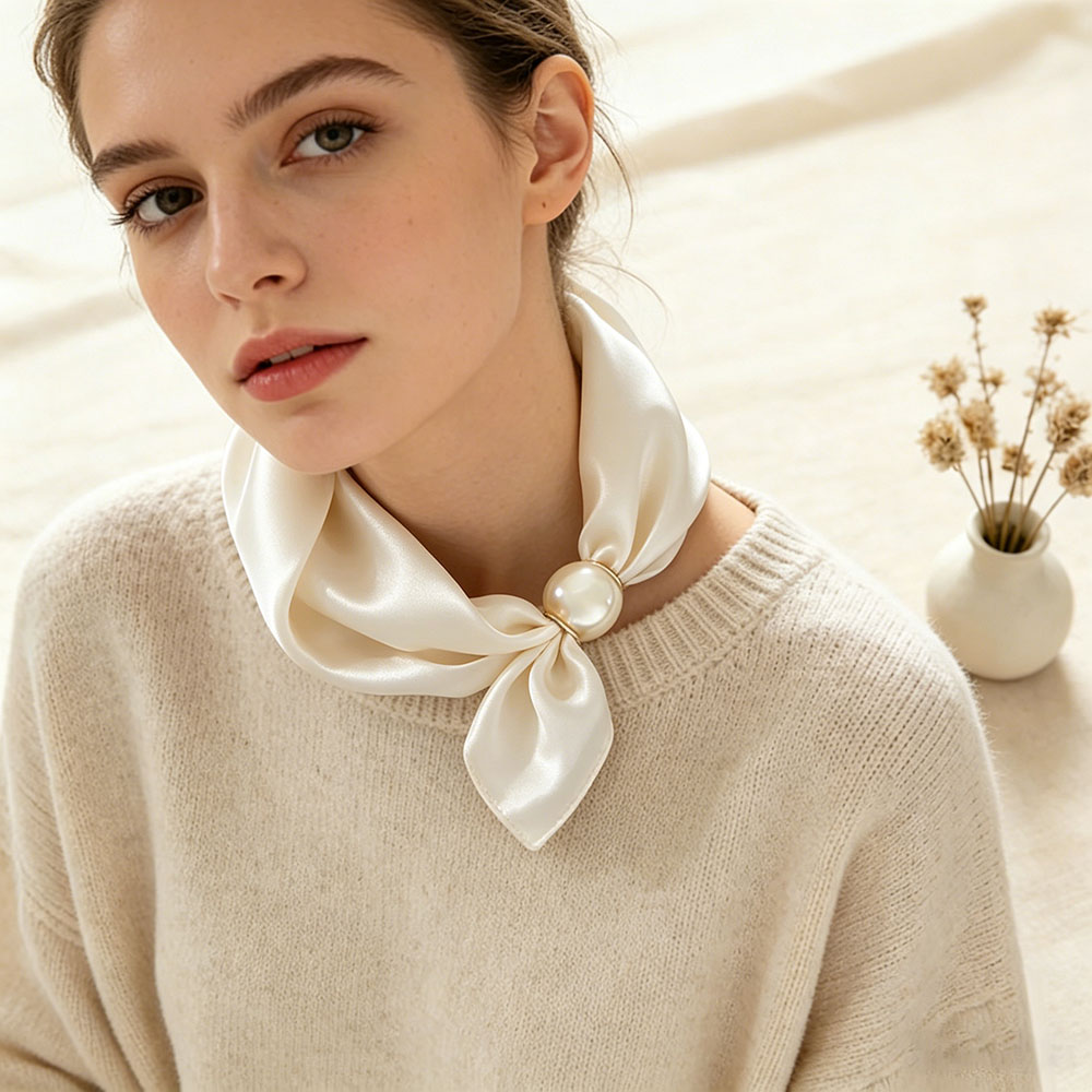 Scarf Chain Silk Lazy Magnetic - Scarf Silk Neck review and price