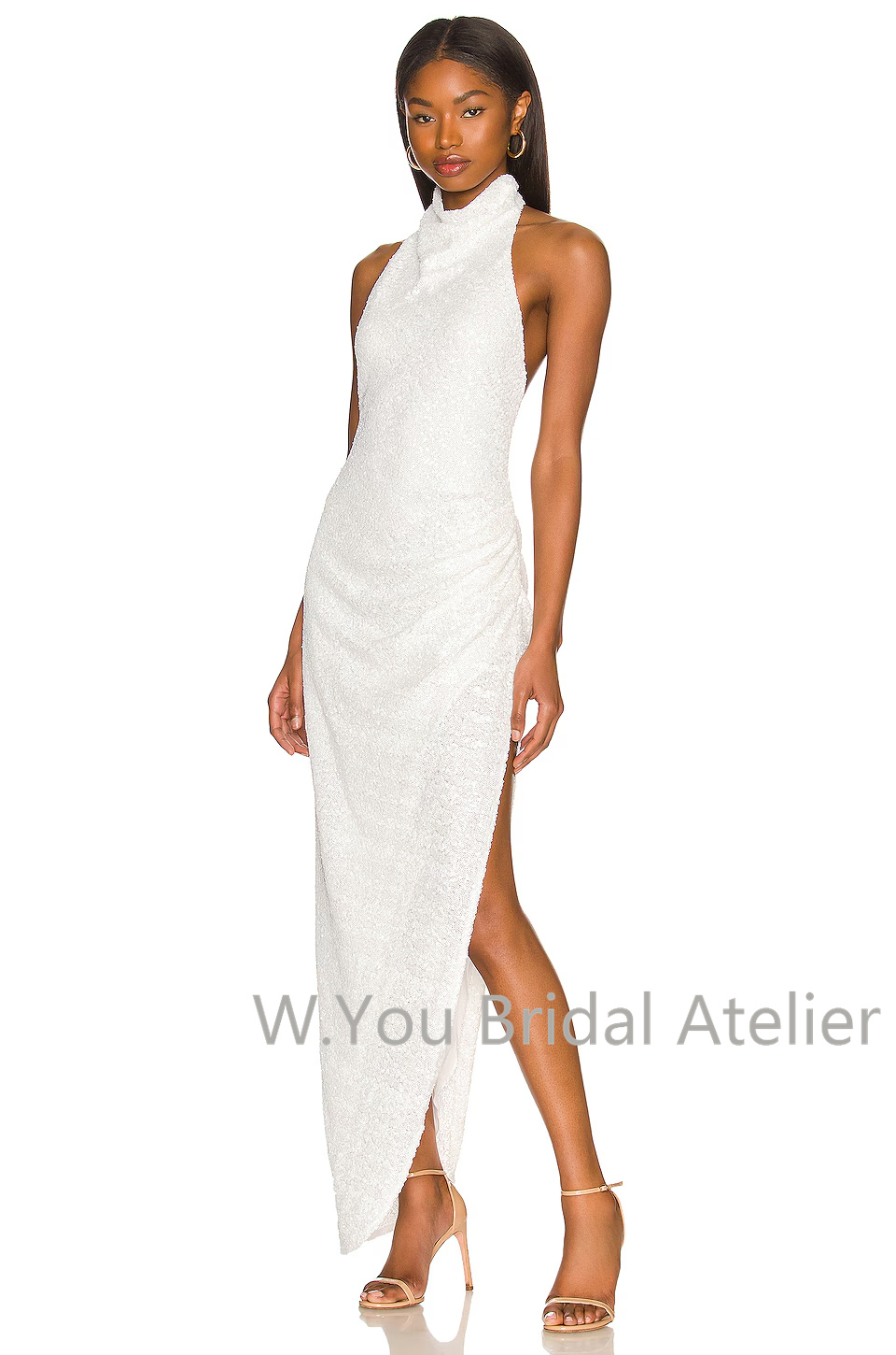 Evening Dresses Halter Necklin - Women'S Formal Wear Wedding Guest review and price