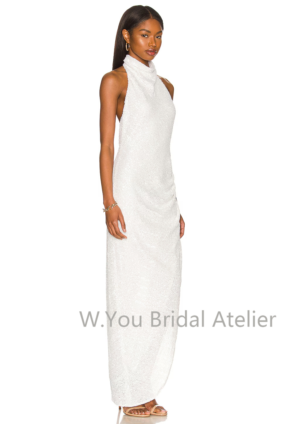 Evening Dresses Halter Necklin - Women'S Formal Wear Wedding Guest review and price