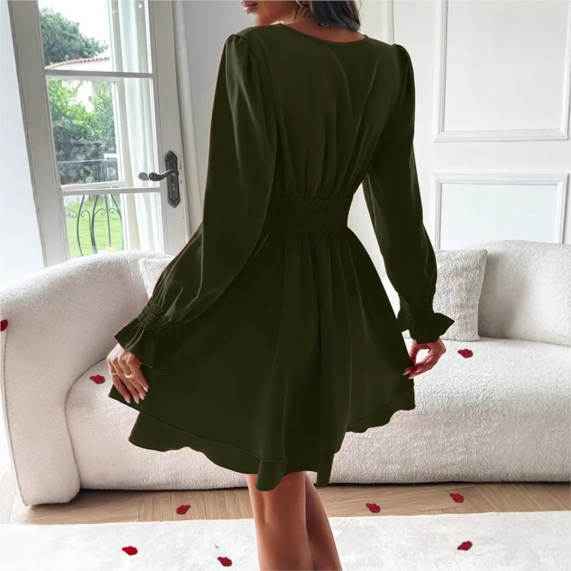 Dresses 2025 Woman Clothing V  - Wrap Dress Work review and price