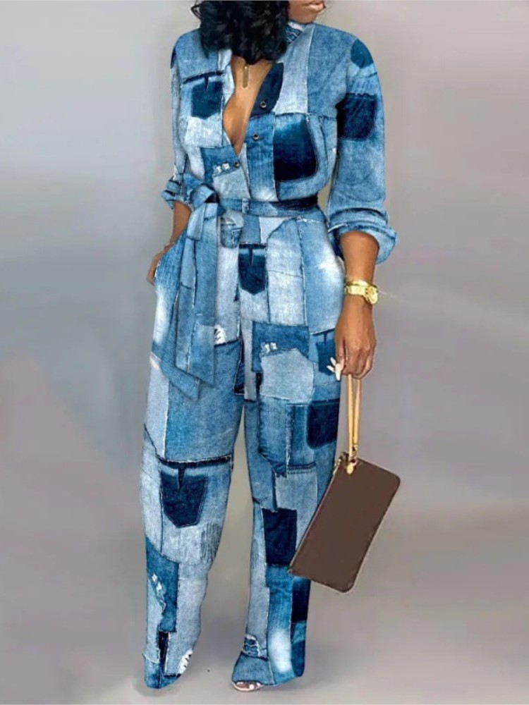 Women Fashion Letter Print Lon - Women'S Formal Wear Jumpsuit review and price