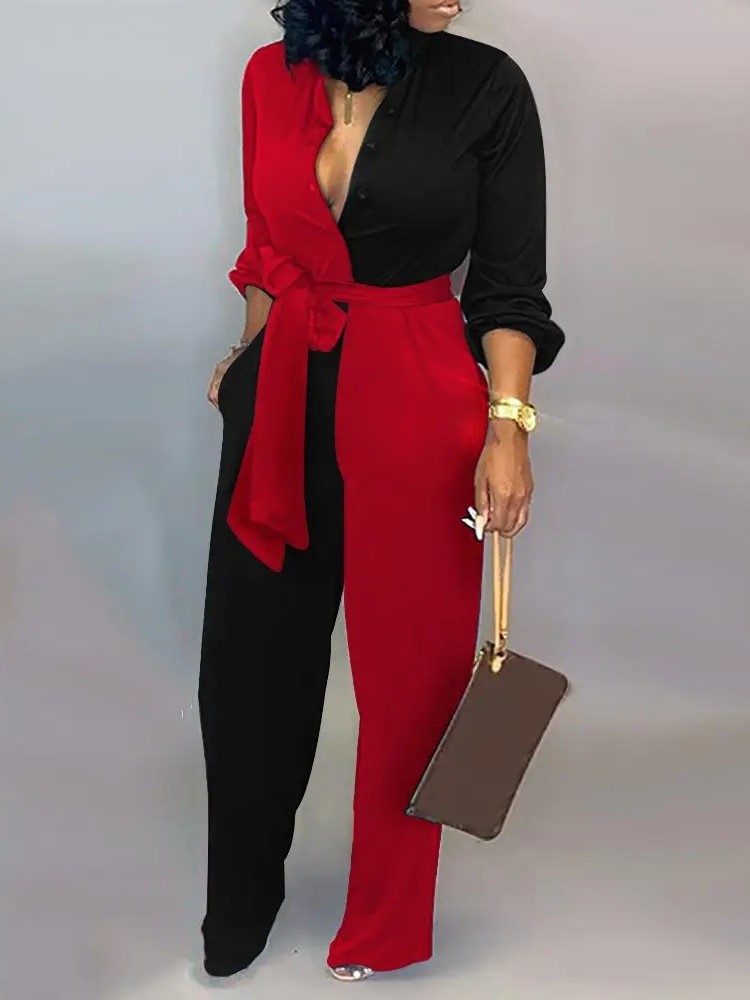 Women Fashion Letter Print Lon - Women'S Formal Wear Jumpsuit review and price