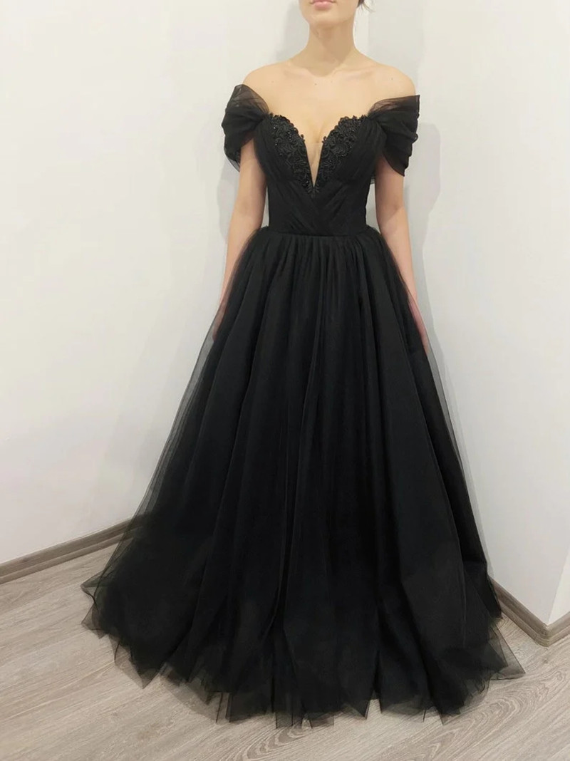 Customized Gothic Black Weddin - Women'S Gothic Formal Wear review and price