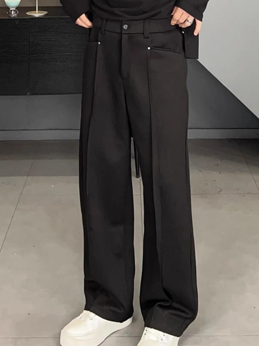 Korean Style Casual Pants Drap - Tailored Trouser Wide review and price