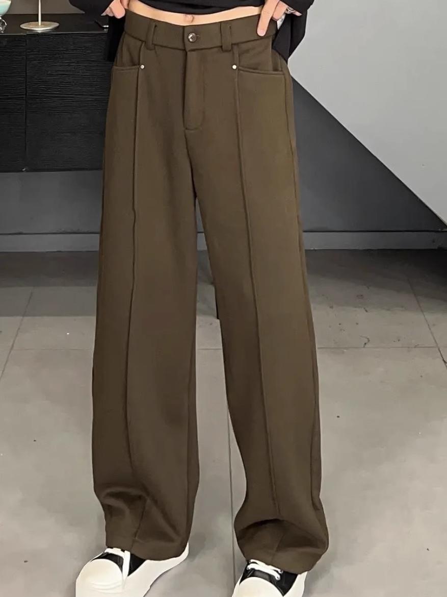 Korean Style Casual Pants Drap - Tailored Trouser Wide review and price