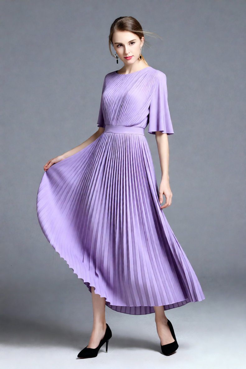Women's Lilac Cape Sleeve Plea - Women'S Formal Wear Wedding Guest review and price