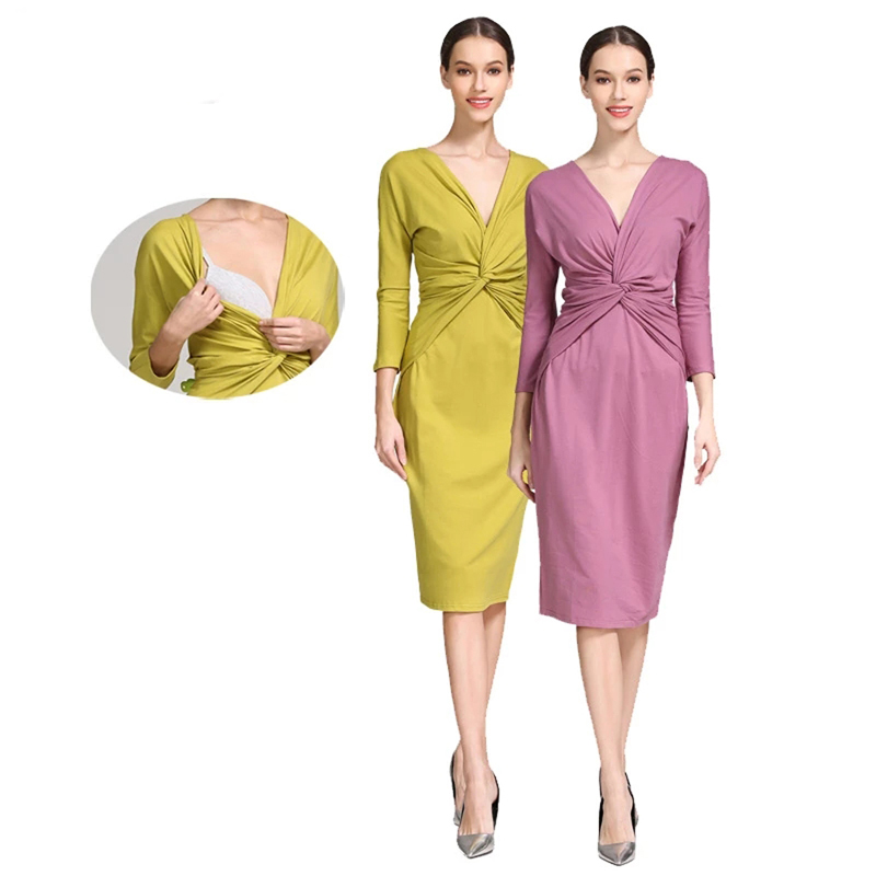 Twist Front Wrap Nursing Mater - Wrap Dress Work review and price
