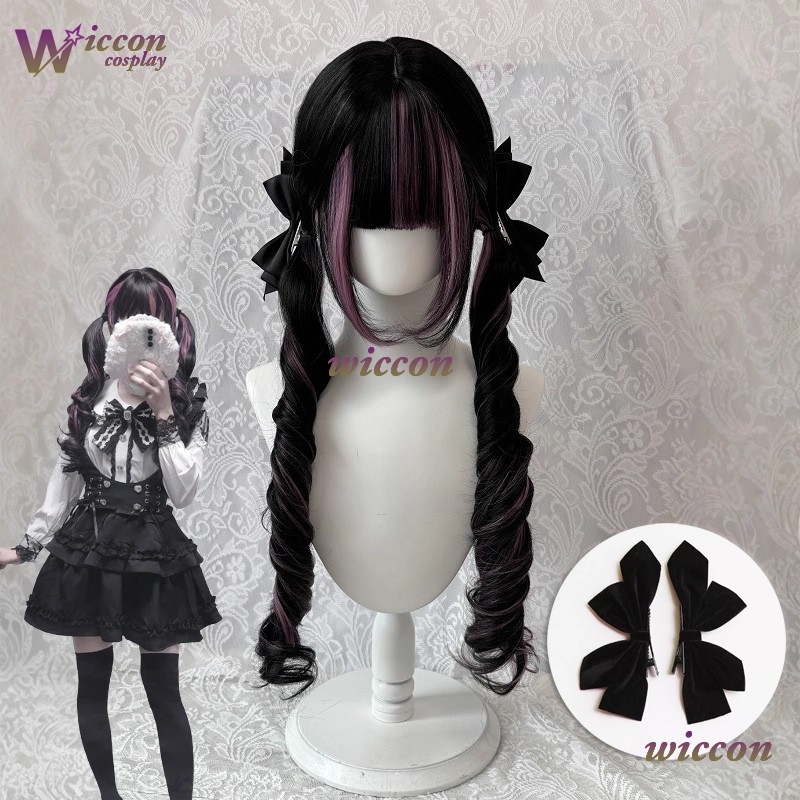 Comic ‌Black Wig with Pink Cos - Women'S Formal Wear Jumpsuit review and price