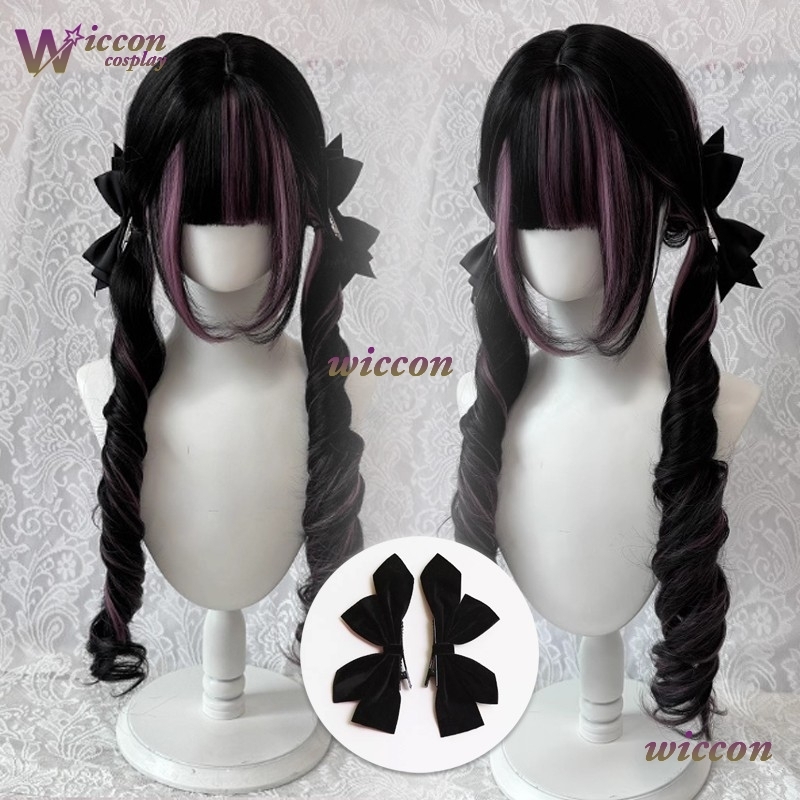 Comic ‌Black Wig with Pink Cos - Women'S Formal Wear Jumpsuit review and price